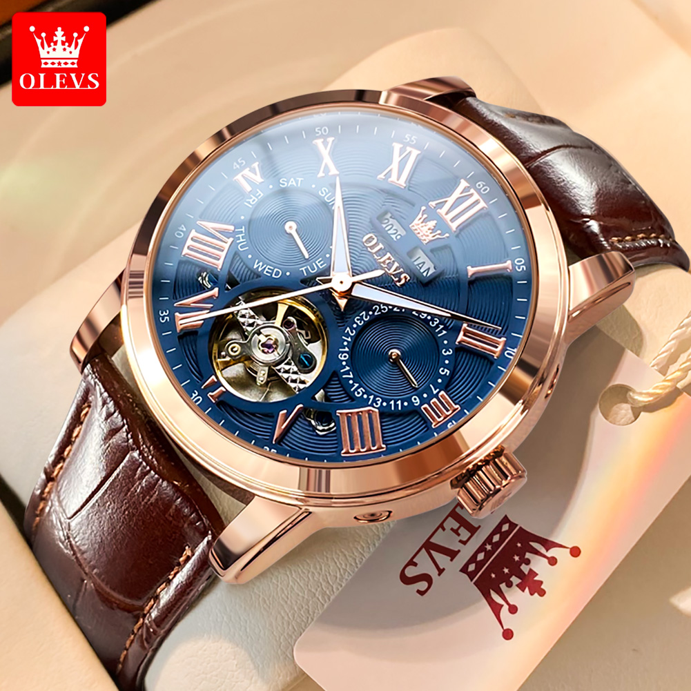Seiko Watch Presage - OLEVS 6668 jam tangan mekanis otomatis