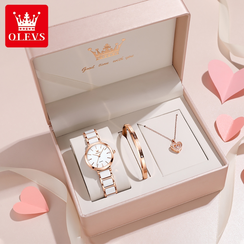 Luxury Watch For - Jam Tangan Wanita OLEVS 5877 Mewah