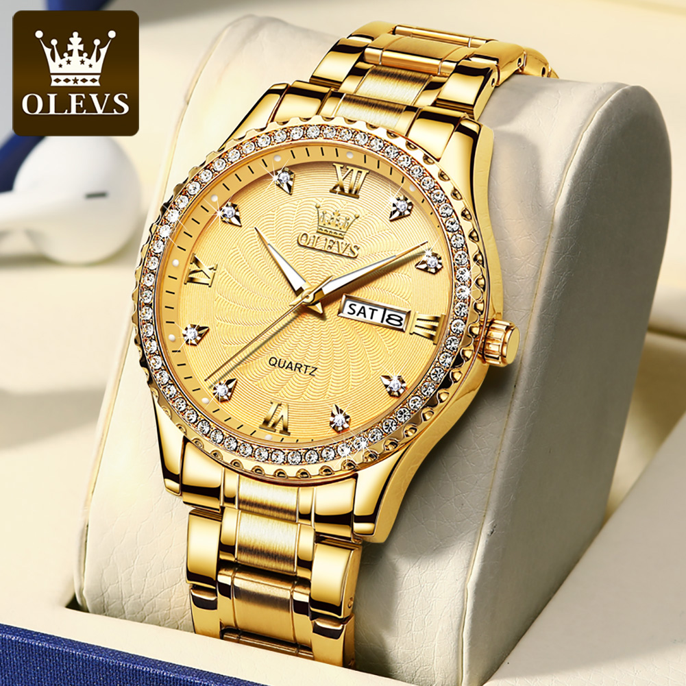 Luxury Watch Name - OLEVS 5565 Jam Tangan Kuarsa Bermerek