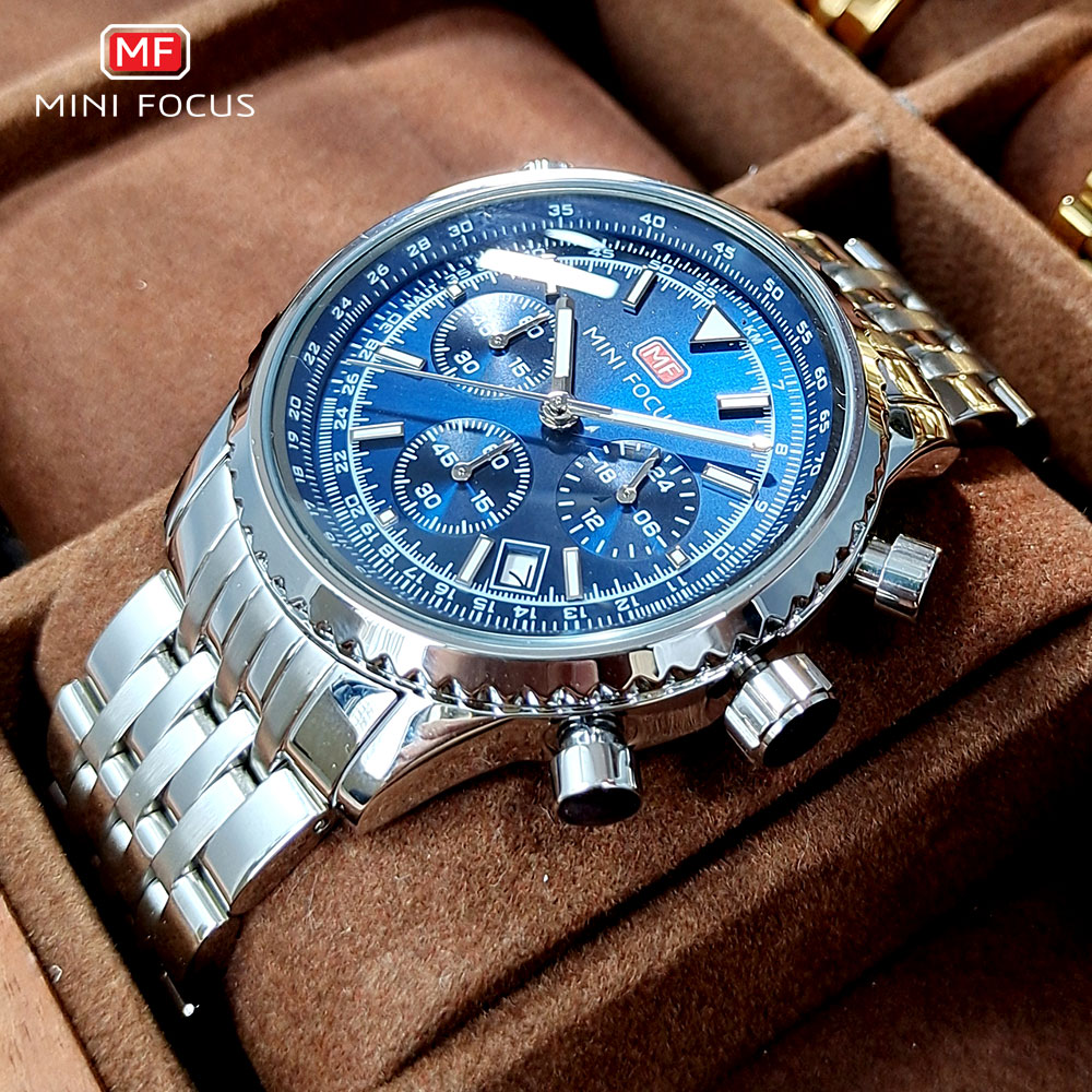Luxury Watch Hublot - Jam Tangan Kuarsa MINI Fokus Perak