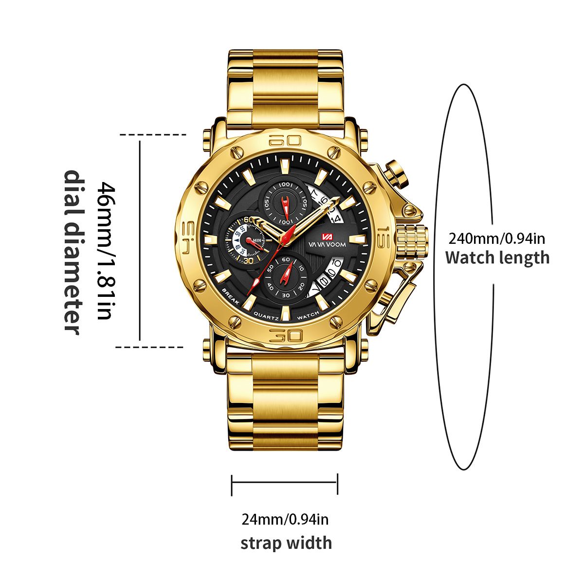 Jam Tangan Pria Multifungsi Sp - Luxury Watch Hublot ulasan dan harga