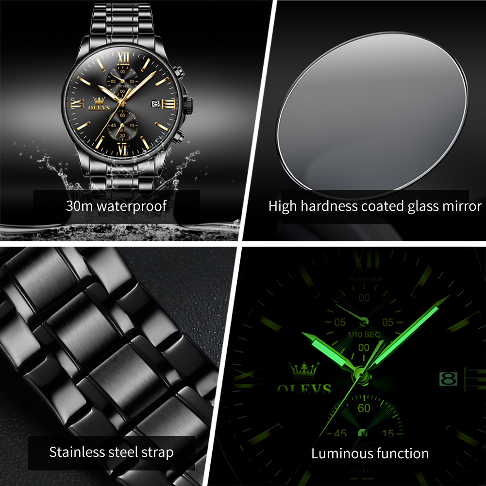 OLEVS 2886 jam tangan kuarsa u - Luxury Watch Name ulasan dan harga