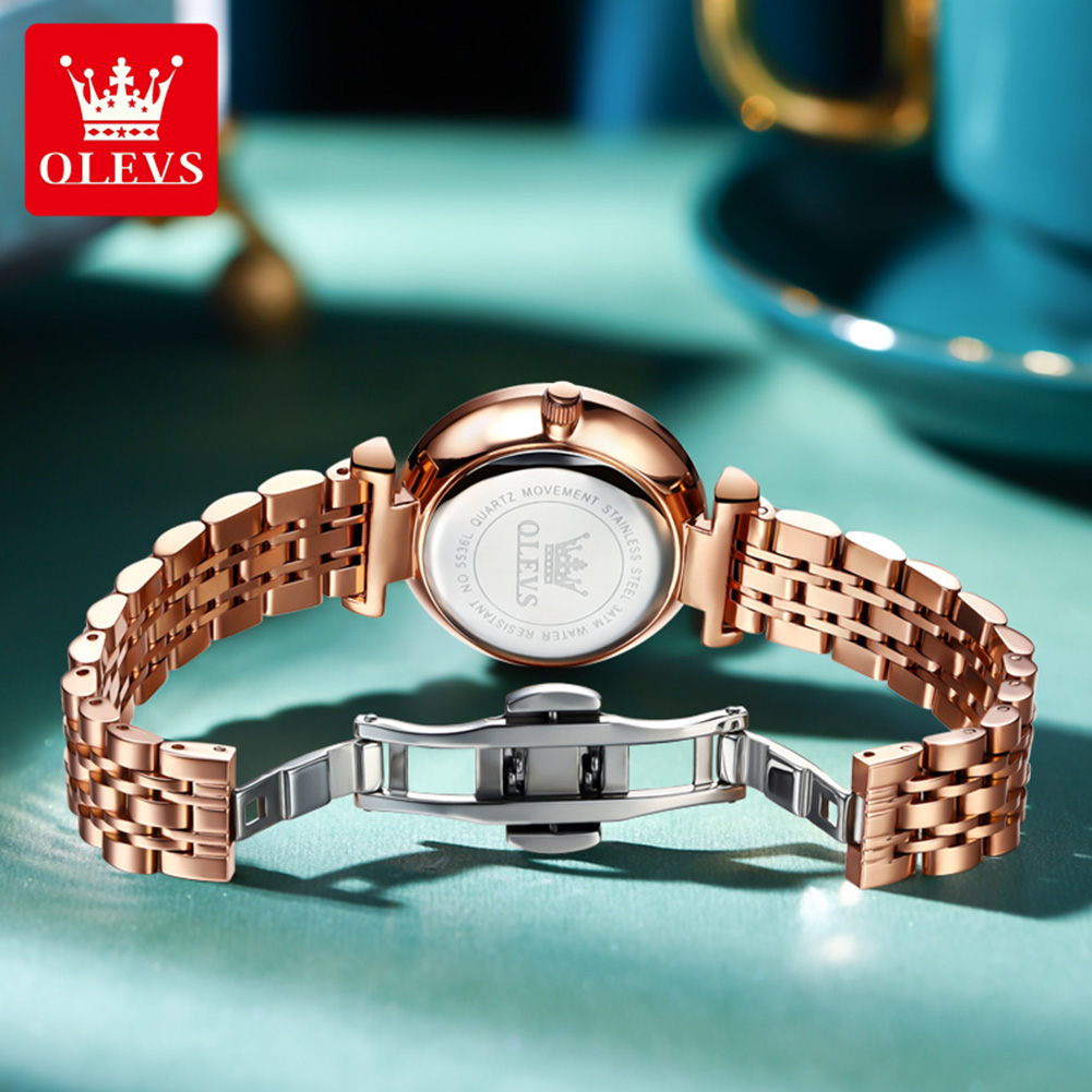 Jam Tangan Wanita OLEVS 5536 M - Luxury Watch For ulasan dan harga