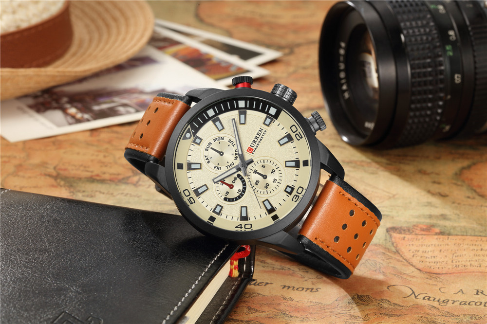 2017 CURREN Gaya Watch Pria Me - Luxury Watch Name ulasan dan harga
