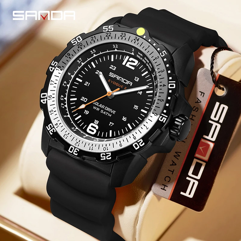 SANDA Jam Tangan Pria Mewah Ba - Luxury Watch With Arabic Numerals ulasan dan harga