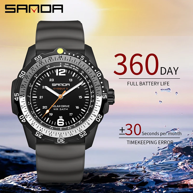 SANDA Jam Tangan Pria Mewah Ba - Luxury Watch With Arabic Numerals ulasan dan harga