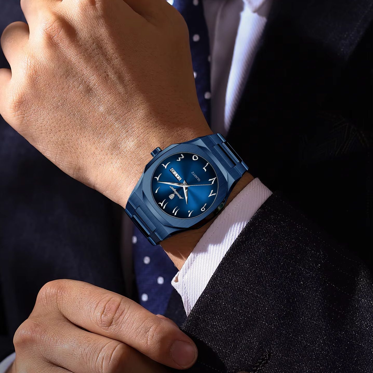 POEDAGAR Jam Tangan Kuarsa Pri - Patek Philippe Watch Nautilus ulasan dan harga