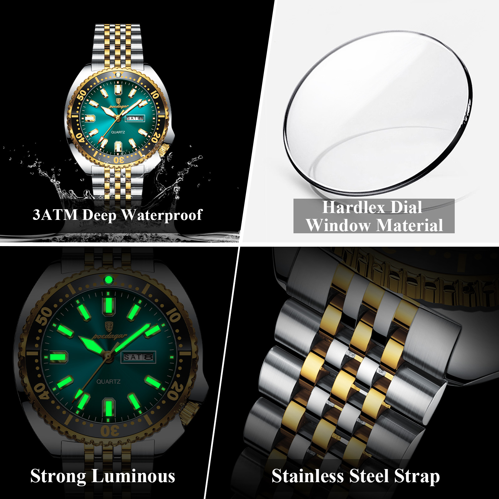 Jam Tangan Pria POEDAGAR Origi - Luxury Watch Hublot ulasan dan harga