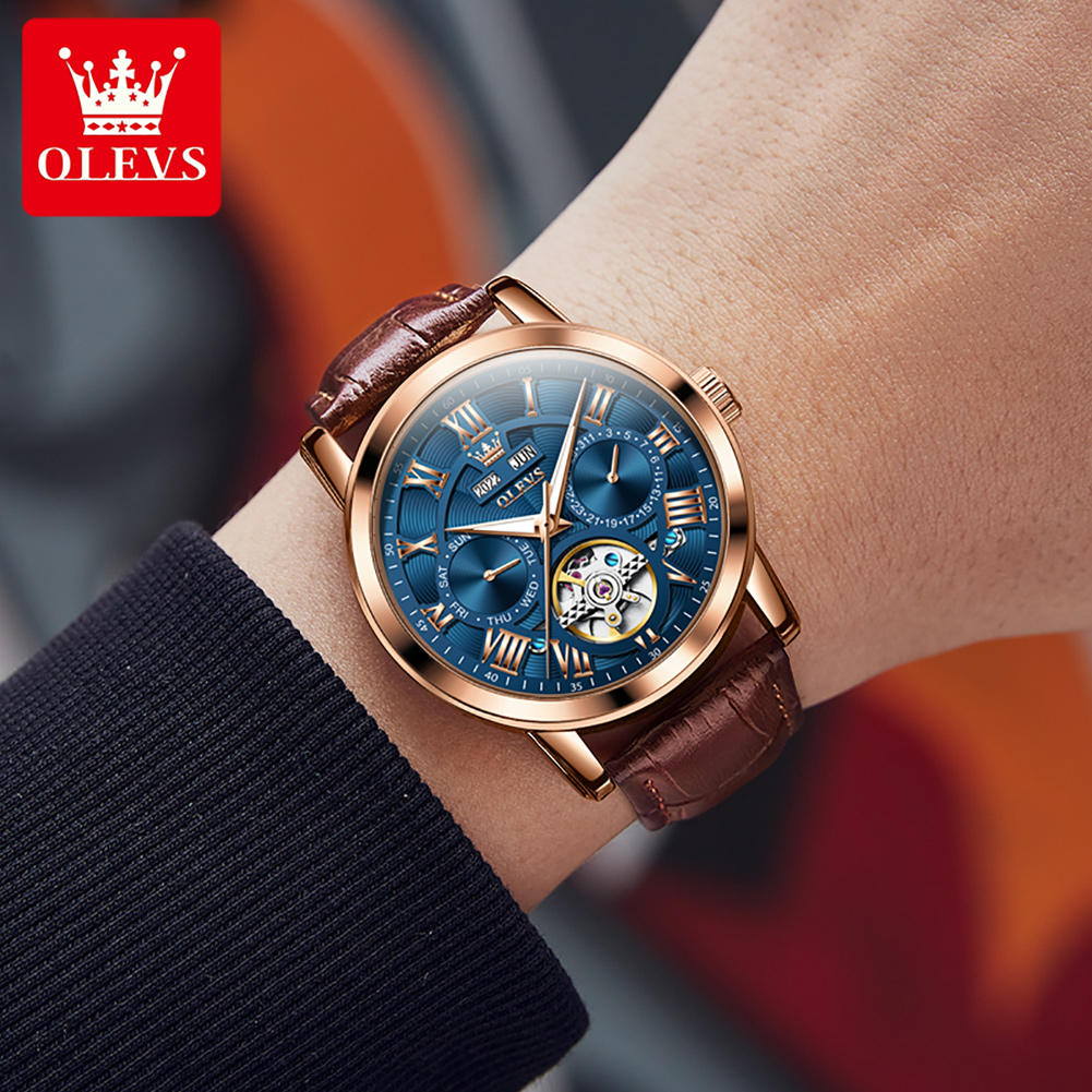 OLEVS 6668 jam tangan mekanis  - Seiko Watch Presage ulasan dan harga