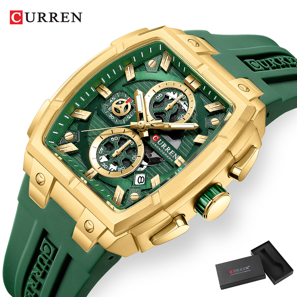 Jam Tangan Mewah Vintage CURRE - Best Luxury Quartz Watch ulasan dan harga