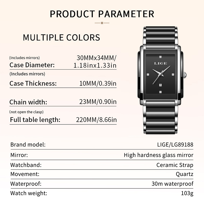 LIGE Jam Tangan Wanita Mewah B - Luxury Watch Holder ulasan dan harga