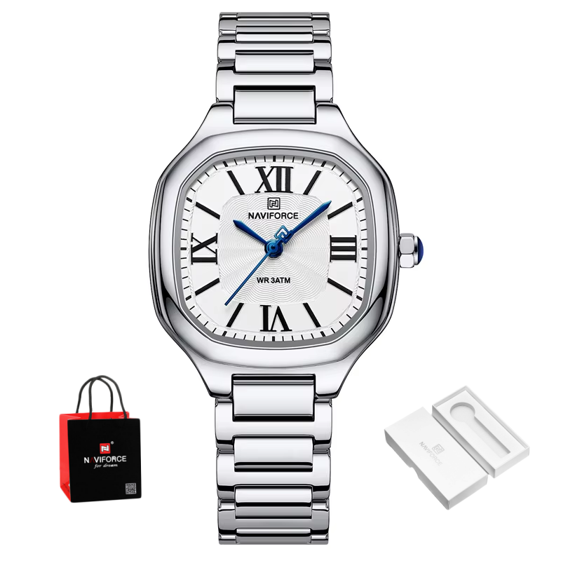 Jam Tangan Wanita NAVIFORCE Be - Luxury Watch Leather ulasan dan harga