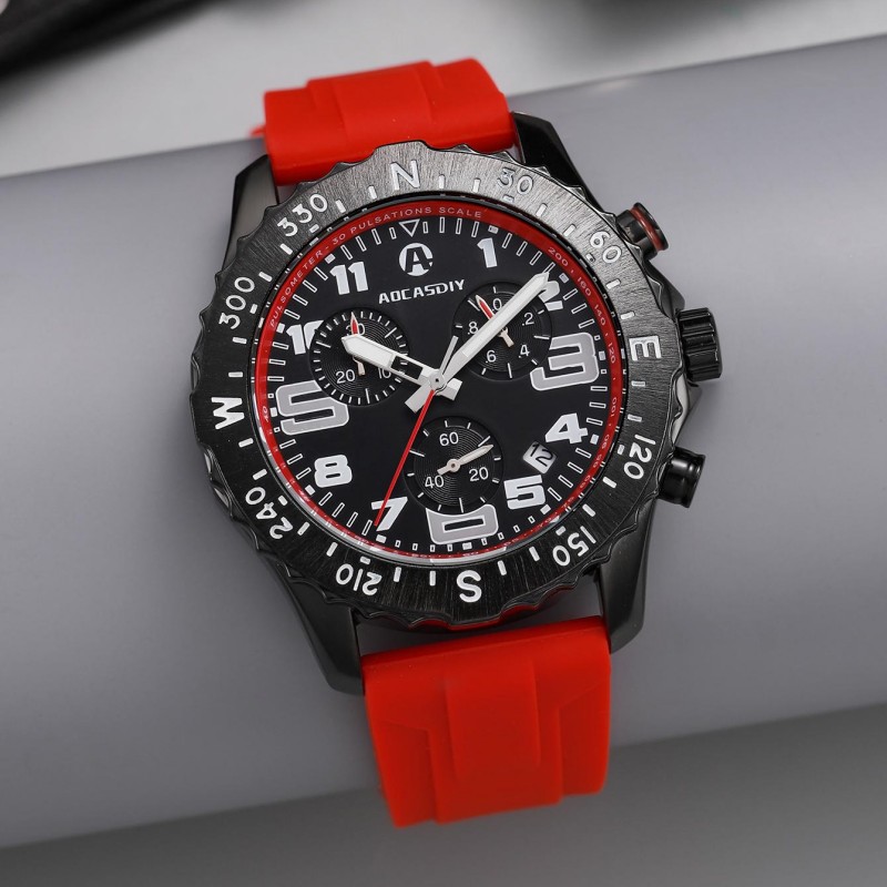 Jam tangan kuarsa pria, arloji - Luxury Watch With Arabic Numerals ulasan dan harga