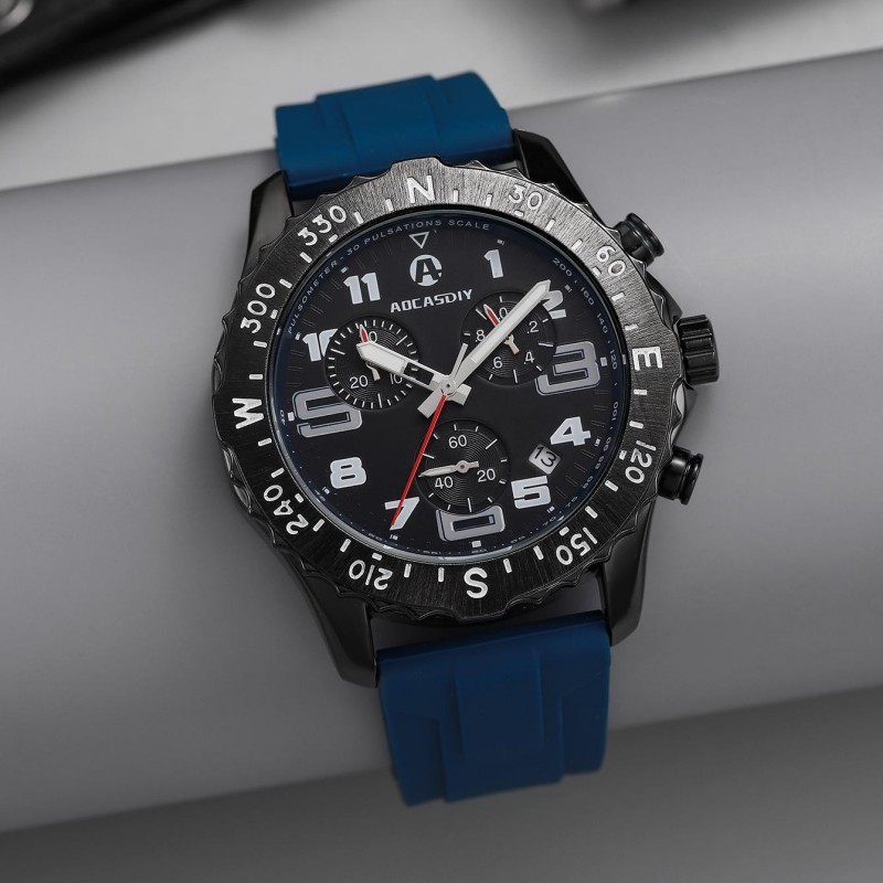 Jam tangan kuarsa pria, arloji - Luxury Watch With Arabic Numerals ulasan dan harga