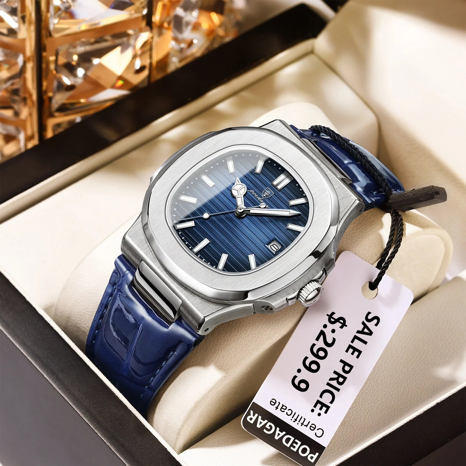 POEDAGAR jam tangan pria kotak - Luxury Watch Hublot ulasan dan harga