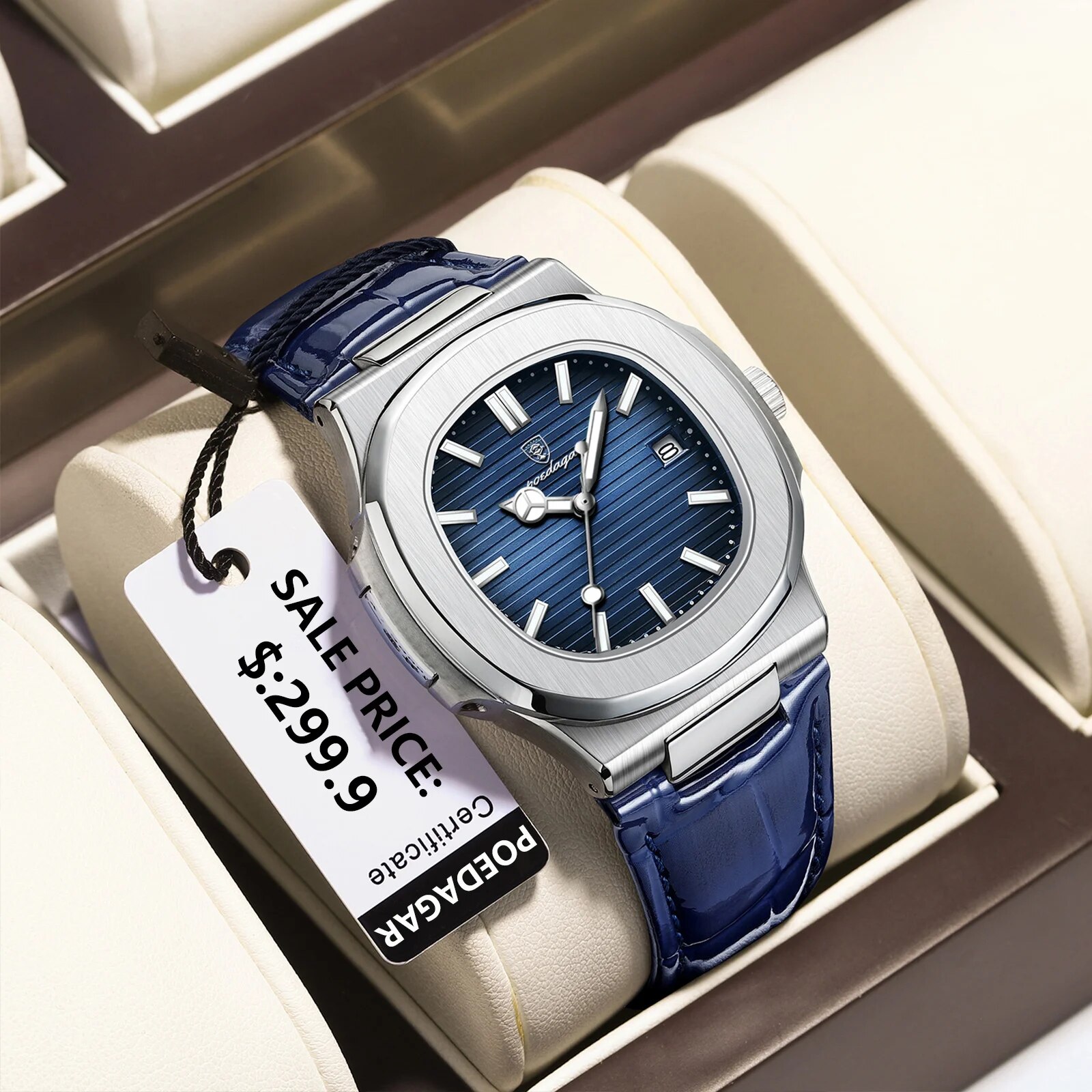 POEDAGAR jam tangan pria kotak - Luxury Watch Hublot ulasan dan harga
