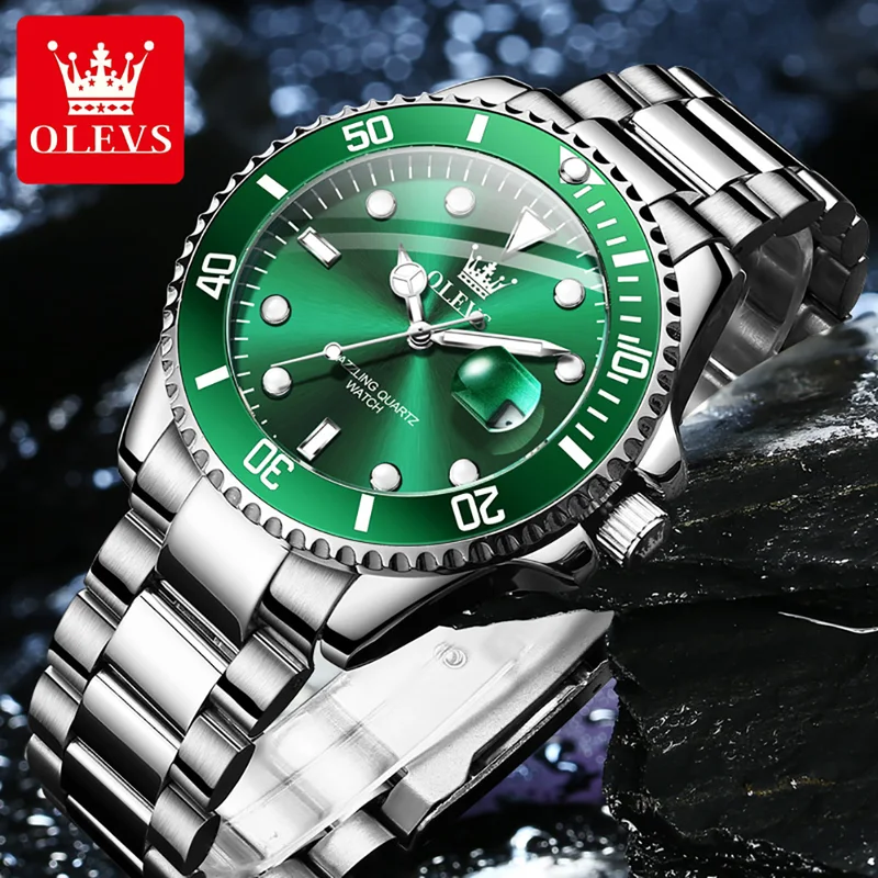 OLEVS Jam Tangan Kuarsa Asli u - Luxury Watch Name ulasan dan harga