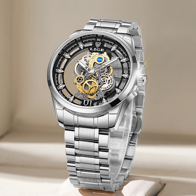 Jam Tangan Pria Mewah LIGE Fas - Luxury Watch Name ulasan dan harga