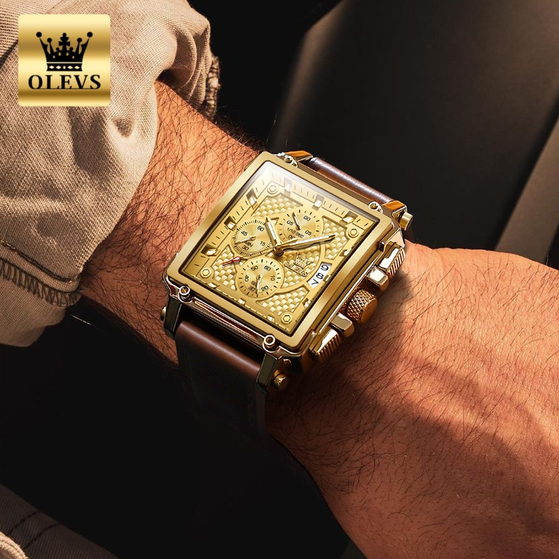 Jam Tangan Pria Merek OLEVS Ta - Luxury Watch Name ulasan dan harga