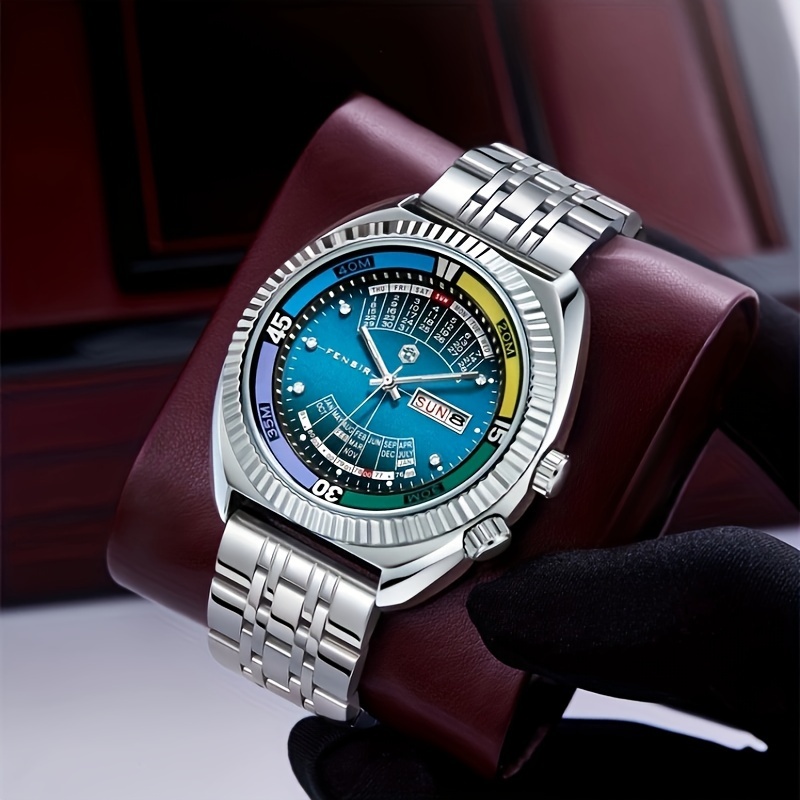 Jam Tangan Pria Mewah Kelas At - Luxury Watch With Arabic Numerals ulasan dan harga