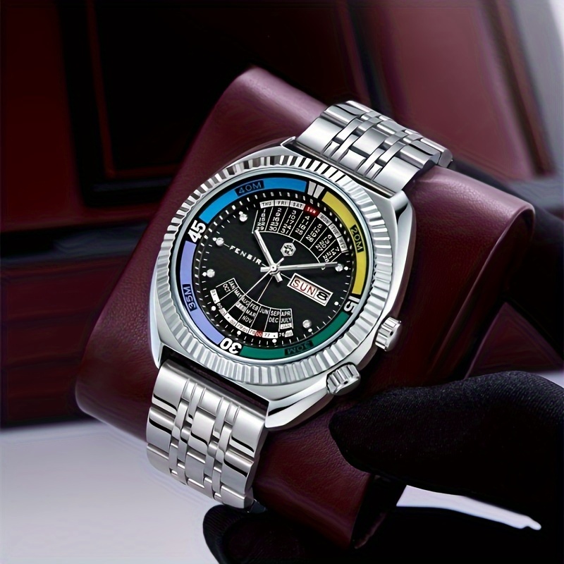 Jam Tangan Pria Mewah Kelas At - Luxury Watch With Arabic Numerals ulasan dan harga
