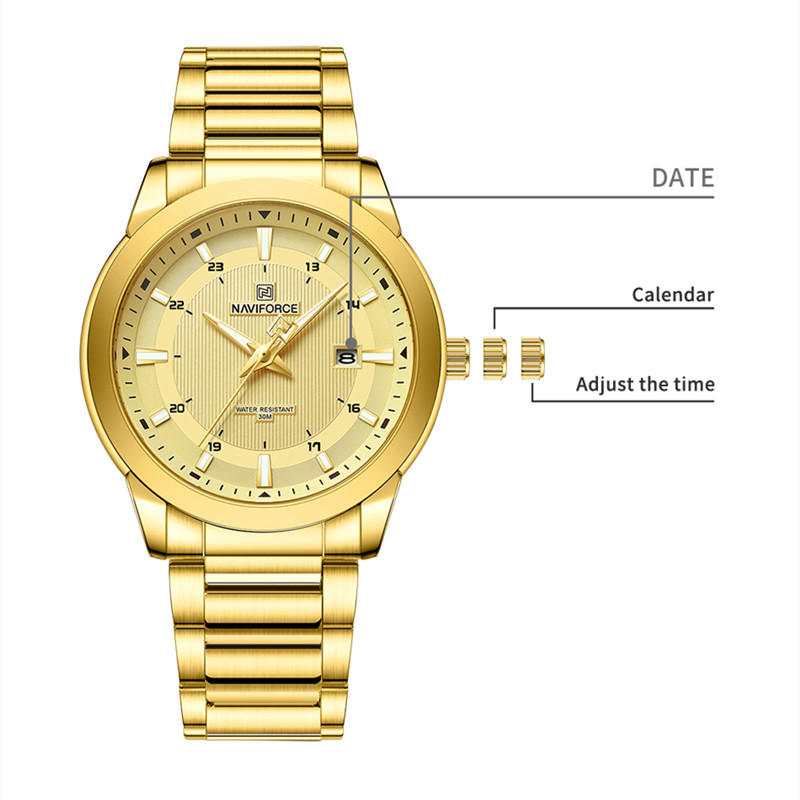 NAVIFORCE jam tangan kuarsa un - Luxury Watch Name ulasan dan harga